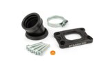 Intake Manifold Stage6 360° AM6 / Derbi black for PWK 19 - 28mm