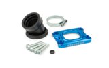 Intake Manifold Stage6 360° AM6 / Derbi blue for PWK 19 - 28mm