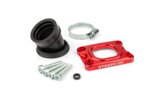 Intake Manifold Stage6 360° AM6 / Derbi red for PWK 19 - 28mm