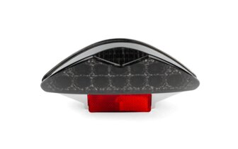 LED-takavalo STR8 + vilkut Black Line Yamaha Aerox vuoteen 2013 asti