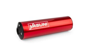 Äänenvaimennin Yasuni 50cc moottoripyörään, punainen (oikea puoli)