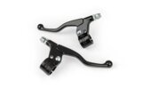 Brake Levers + Mounts (x2) black short universal