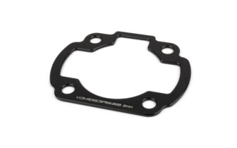 Sylinterin välikappale 2mm Voca Yamaha Aerox musta
