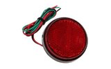 Reflector round 58mm with red LED