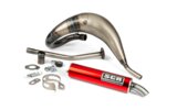 Exhaust SCR Corse Handmade Cross 50-70 Derbi red