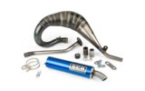 Exhaust SCR Corse Handmade Cross 50-70 Beta RR before 2012 blue