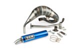 Exhaust SCR Corse Racing Line Cross 70-80 Rieju MRT blue