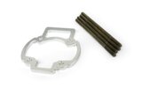 Cylinder Spacer Stage6 R/T 5mm w/ bolts 85mm conrod Piaggio LC