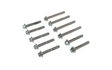 Screw Set CVT cover Peugeot / Kymco 2T Silver