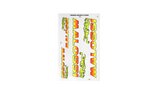 Sticker Sheet 8x14mm Malossi Tribal grips