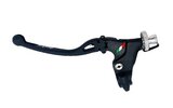 Clutch Lever with bracket folding Domino Black