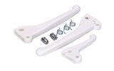 Lever Set Piaggio Ciao / SI / Garelli white