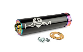 Äänenvaimennin KRM 50 - 70 musta / uuskromi