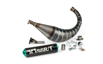 Pakoputkisto Stage6 R/T 70-80 Derbi musta/turkoosi