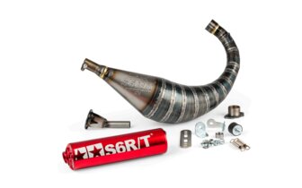 Pakoputkisto Stage6 R/T 70-80 Derbi punainen