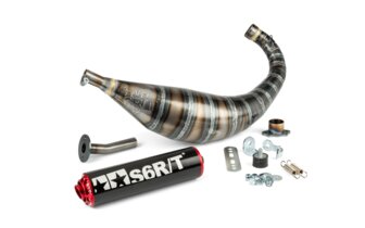 Pakoputkisto Stage6 R/T 80 - 90 Derbi musta/punainen