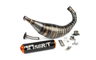 Pakoputkisto Stage6 R/T 90-100 Derbi musta/oranssi