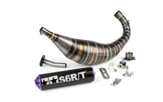 Pakoputkisto Stage6 R/T 90-100 Derbi musta/violetti