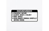 Warning Label Sym Jet 50 4T