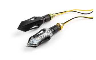 LED-vilkut STR8 peräkkäiset Sakado musta/valkoinen