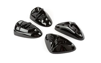 Puskurinpalat (x4) STR8 musta MBK Stunt / Yamaha Slider