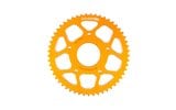 Rear Sprocket 53T - 420 Stage6 alu CNC orange Peugeot / Rieju