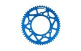 Rear Sprocket 53T - 420 Stage6 alu CNC blue Derbi DRD Pro