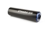 Silencer Stage6 50 - 80cc left side blue / black