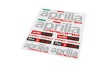 Sticker Sheet Aprilia Racing 25x20cm