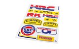 Sticker Sheet Sponsor HRC 33x22cm