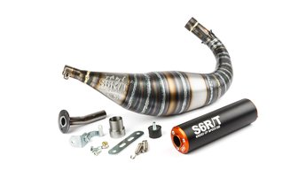 Pakoputkisto Stage6 R/T 90 - 100cc CNC Oranssi/Musta Minarelli AM6