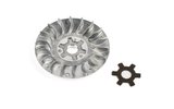 Fan Wheel Pulley with star washer 13mm Minarelli