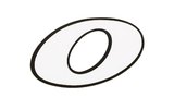 Sticker Start No, number 0, white with black outline, 13cm