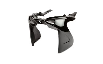 Alempi etukate STR8 New Design Yamaha Aerox vuoteen 2013 asti musta