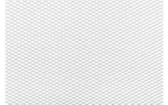 Racing-maski Mesh STR8 hieno 30x30cm kromi