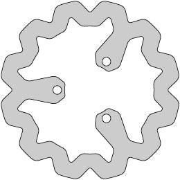 Jarrulevy 220mm, Aprilia RX/SX, Derbi Senda, Gilera, taka