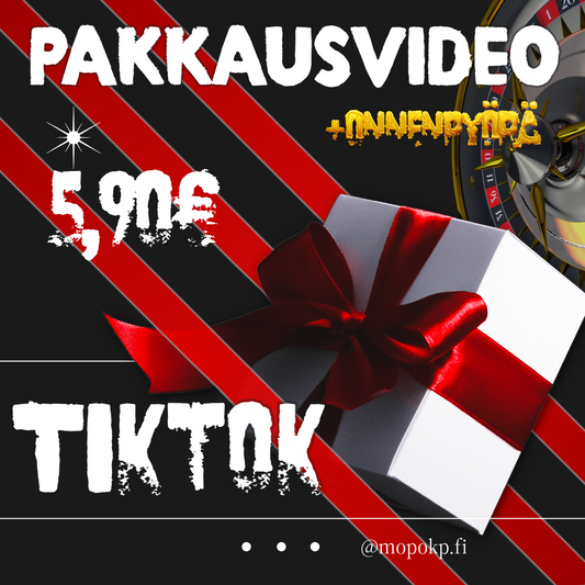 TikTok Pakkausvideo+Onnenpyörä