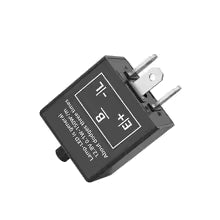 KP-Racing Säädettävä LED-Vilkkurele 12V (Musta 3-Pinniä)