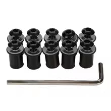 KP-Racing Katteiden Kiinnityssarja CNC M5x15 10kpl